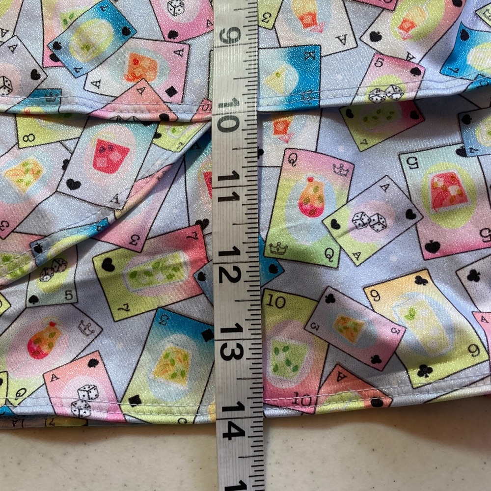 Lucky in Love Pastel Tiered Athletic Skort - Picture 6 of 6